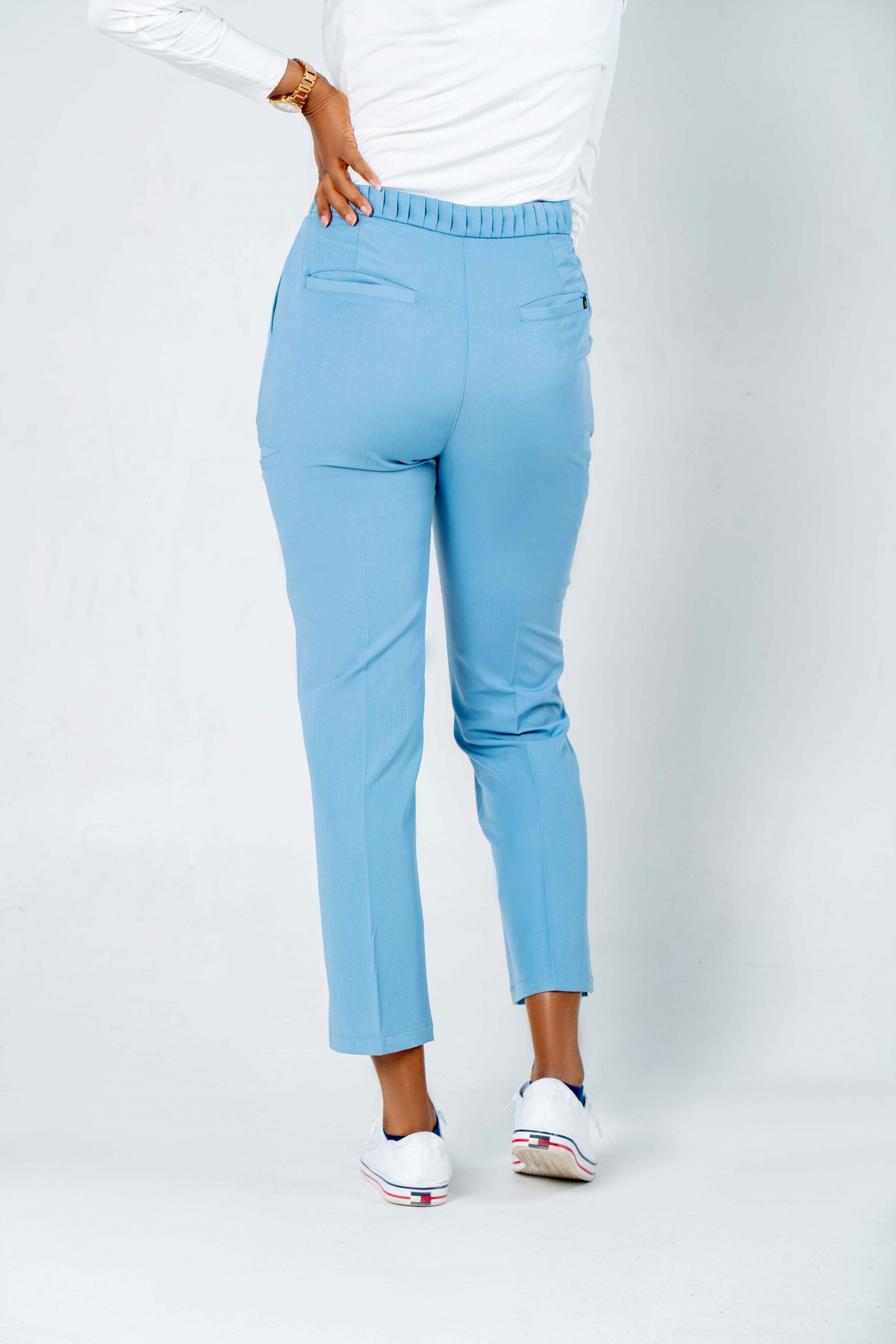 Layered waist-line Susie flare pant | DN-Luxe Workwear